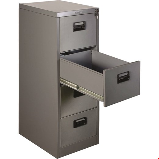 Filling Cabinet VIP 4 Laci (SV-304) Double Rail