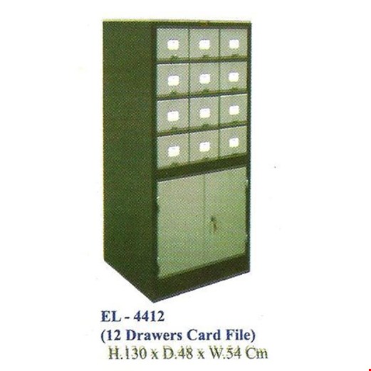 Lemari Arsip Elite EL-4412 (Card File)