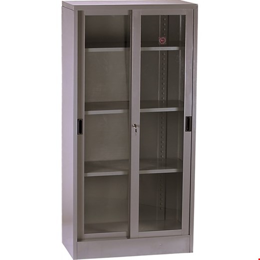 Lemari Arsip Kantor VIP Sliding Kaca V 602